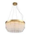 Glamour pendant lamps - Step Into Design GLORIA LED crystal pendant lamp 60 cm gold ST-DL8511 - product 2