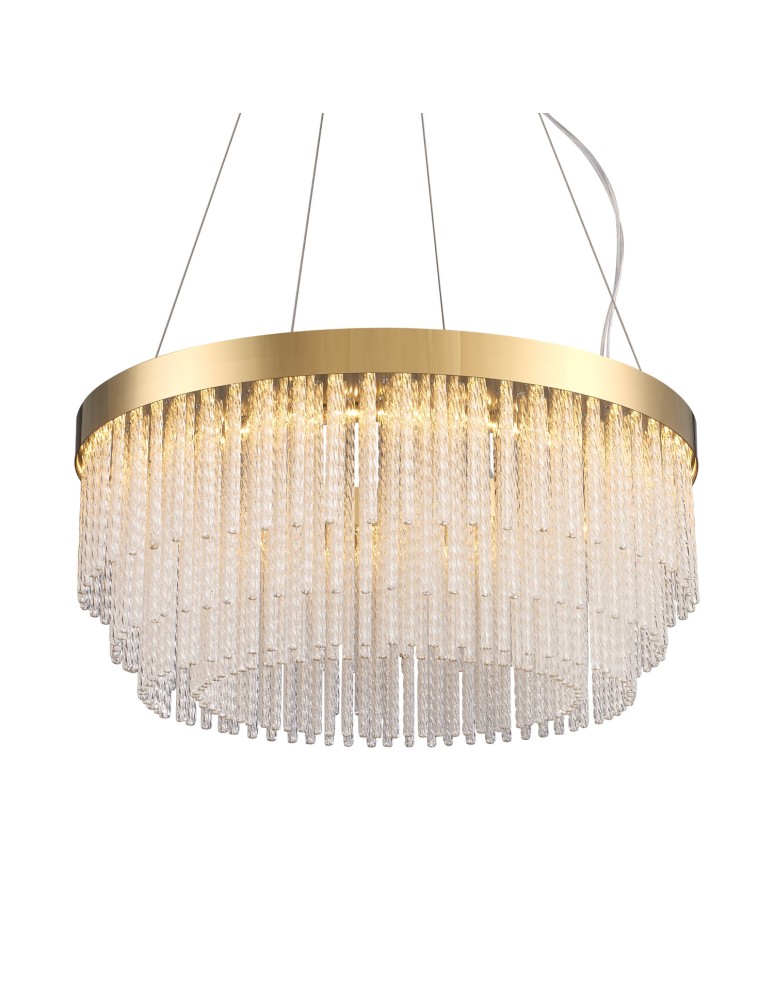 Glamour pendant lamps - Step Into Design GLORIA LED crystal pendant lamp 60 cm gold ST-DL8511 - product kolory-swiatla.pl 5