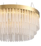 Glamour pendant lamps - Step Into Design GLORIA LED crystal pendant lamp 60 cm gold ST-DL8511 - product 8