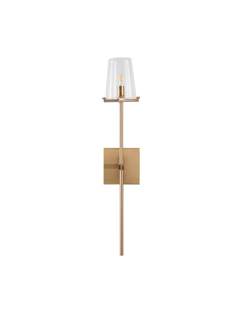 Wall lamps with lampshade - Step Into Design CLASSICO wall lamp gold glass shade 62 cm ST-DL8502 gold - product kolory-swiatla.pl 2