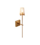 Wall lamps with lampshade - Step Into Design CLASSICO wall lamp gold glass shade 62 cm ST-DL8502 gold - product 7