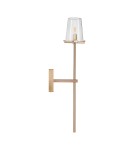 Wall lamps with lampshade - Step Into Design CLASSICO wall lamp gold glass shade 62 cm ST-DL8502 gold - product 11
