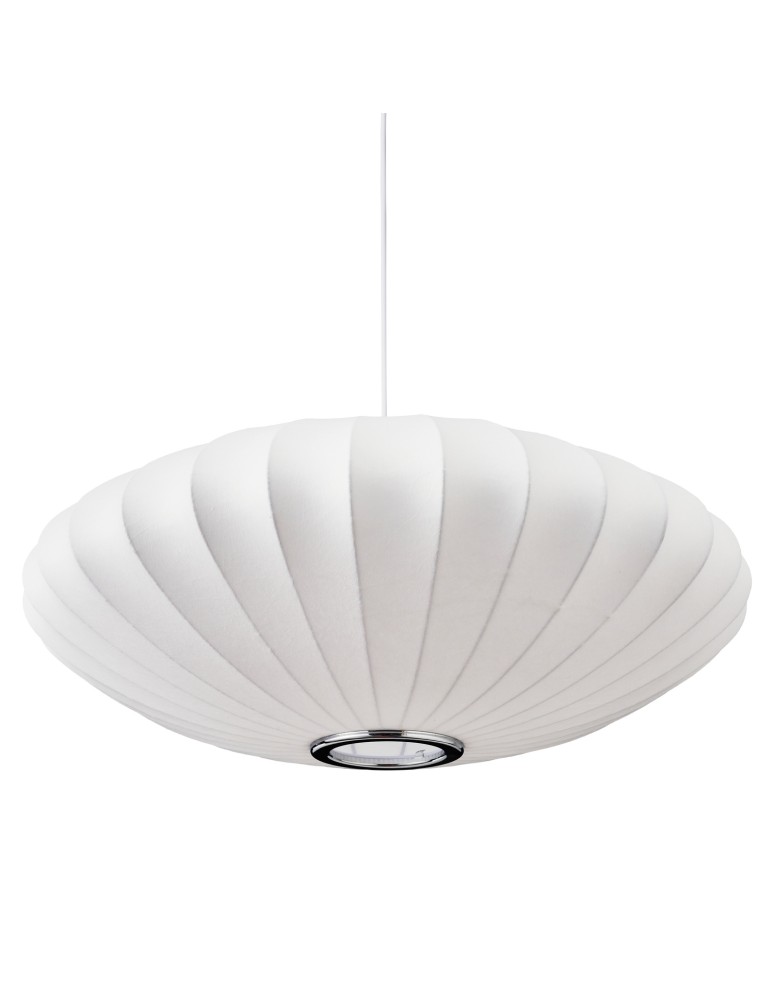 Designer pendant lamps - Step Into Design SILK FLAT pendant lamp white 60 cm ST-2328-60 - product kolory-swiatla.pl 4