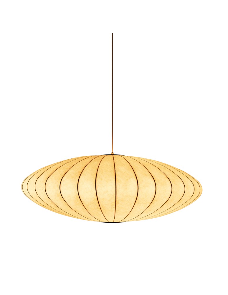 Step Into Design Lampa wisząca SILK FLAT biała 60 cm ST-2328-60 Step Into Design Lampa wisząca SILK FLAT biała 60 cm ST-2328-60