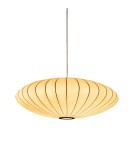Step Into Design Lampa wisząca SILK FLAT biała 60 cm ST-2328-60 Step Into Design Lampa wisząca SILK FLAT biała 60 cm ST-2328-60