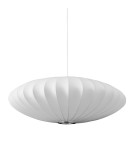 Designer pendant lamps - Step Into Design SILK FLAT pendant lamp white 60 cm ST-2328-60 - product 16