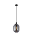Single pendant lamps - ITALUX Talia Pendant 1xE27 40W Smoky Black PND-36479A-1-BK-SG - product 1