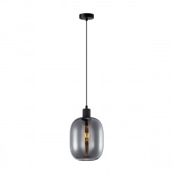 ITALUX Talia Wisząca 1xE27 40W Czarny, dymiony PND-36479A-1-BK-SG