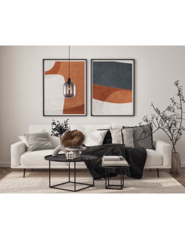 ITALUX Talia Pendant 1xE27 40W Smoky Black PND-36479A-1-BK-SG - product 2