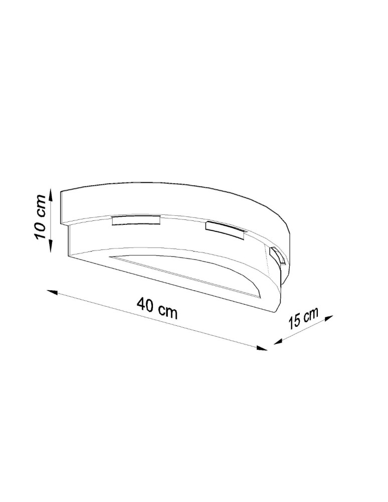 Wall lamps - Sollux ceramic wall lamp HELIOS SL.0002 - product kolory-swiatla.pl 5