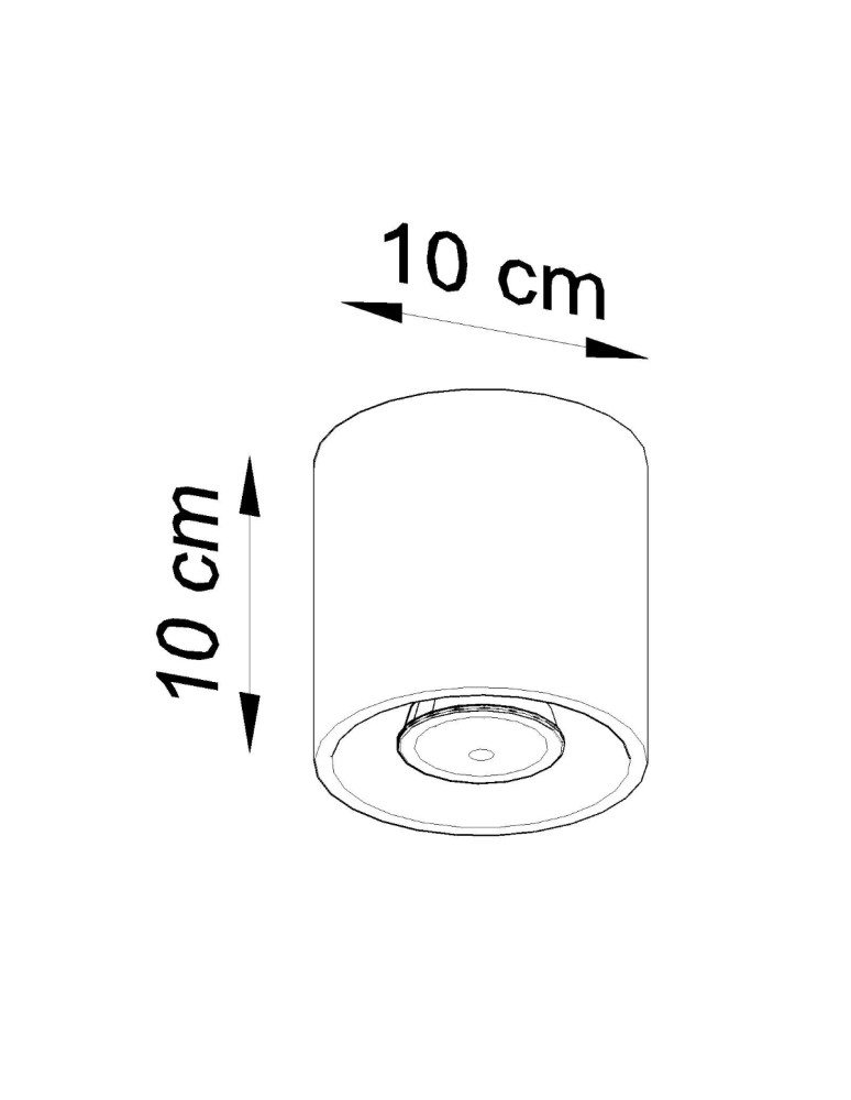 Ceiling lamps - Sollux Plafond ORBIS 1 grey SL.0018 - product kolory-swiatla.pl 5