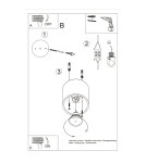 Ceiling lamps - Sollux Plafond ORBIS 1 white SL.0021 - product 6