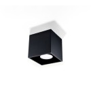 Sollux Plafon QUAD 1 czarny SL.0022