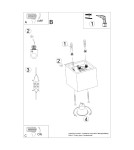 Ceiling lamps - Sollux Plafond QUAD 1 gray SL.0024 - product 6