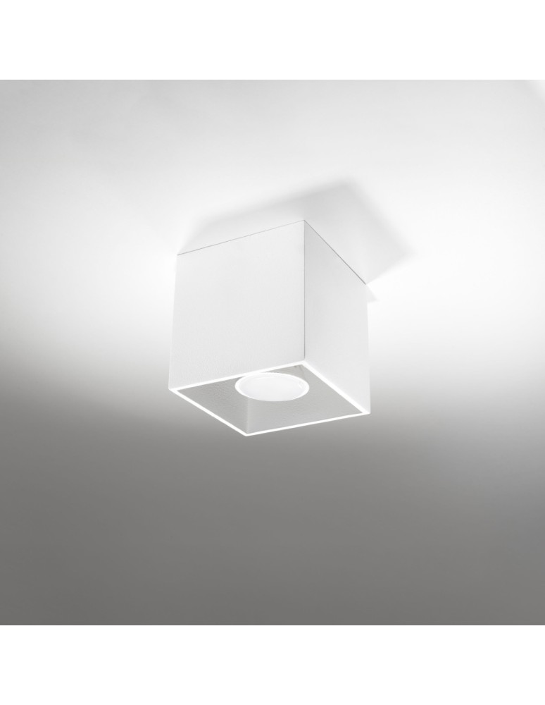 Ceiling lamps - Sollux Plafond QUAD 1 white SL.0027 - product kolory-swiatla.pl 2