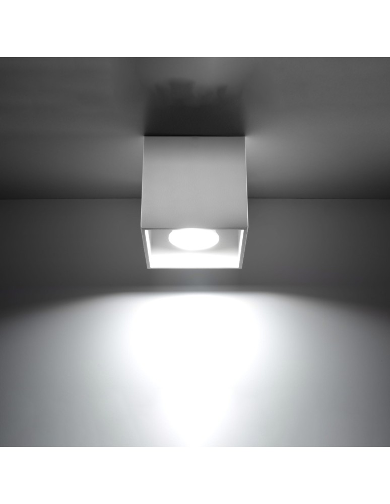 Ceiling lamps - Sollux Plafond QUAD 1 white SL.0027 - product kolory-swiatla.pl 3