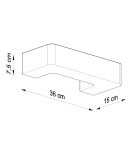 Sollux Kinkiet ceramiczny MAGNET SL.0034