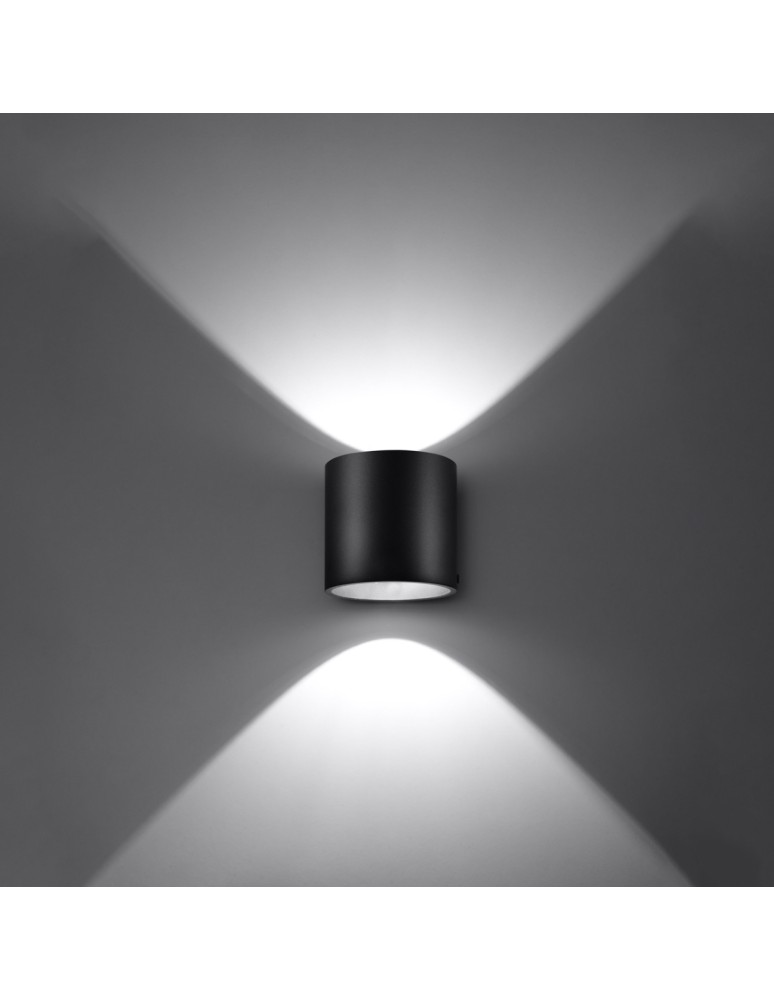 Wall lamps - Sollux Wall lamp ORBIS 1 black SL.0048 - product kolory-swiatla.pl 3