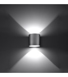 Sollux Kinkiet ORBIS 1 szary SL.0049