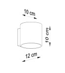 Wall lamps - Sollux Wall lamp ORBIS 1 white SL.0050 - product 7