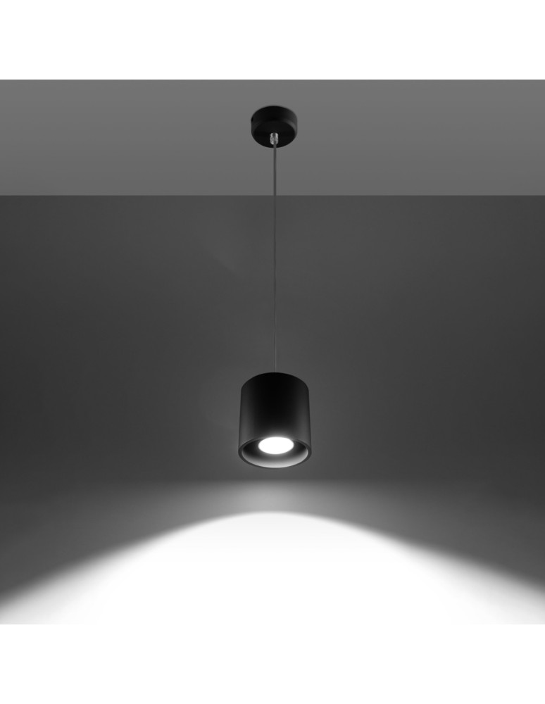 Pendant lamps - Sollux ORBIS 1 pendant lamp black SL.0051 - product kolory-swiatla.pl 3