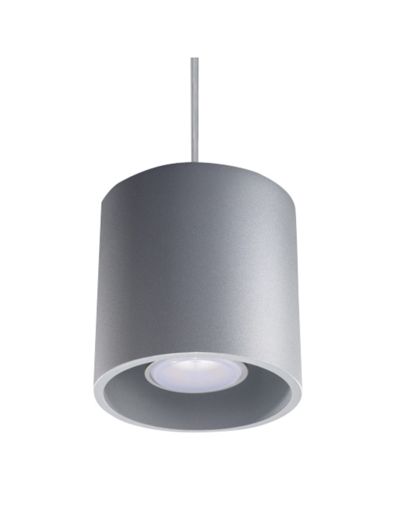 Pendant lamps - Sollux ORBIS 1 pendant lamp grey SL.0052 - product kolory-swiatla.pl 1
