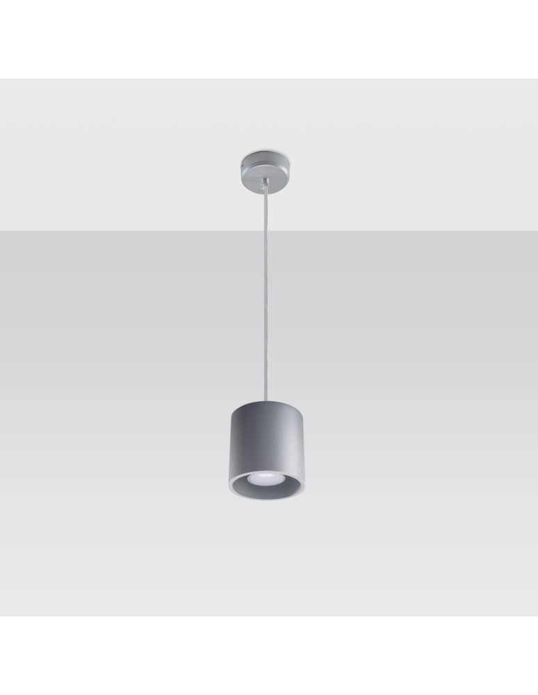 Sollux Lampa wisząca ORBIS 1 szary SL.0052