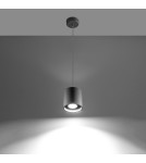 Sollux Lampa wisząca ORBIS 1 szary SL.0052