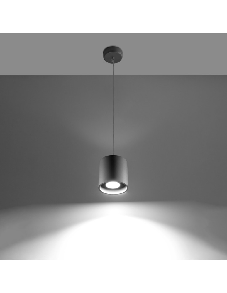 Pendant lamps - Sollux ORBIS 1 pendant lamp grey SL.0052 - product kolory-swiatla.pl 3