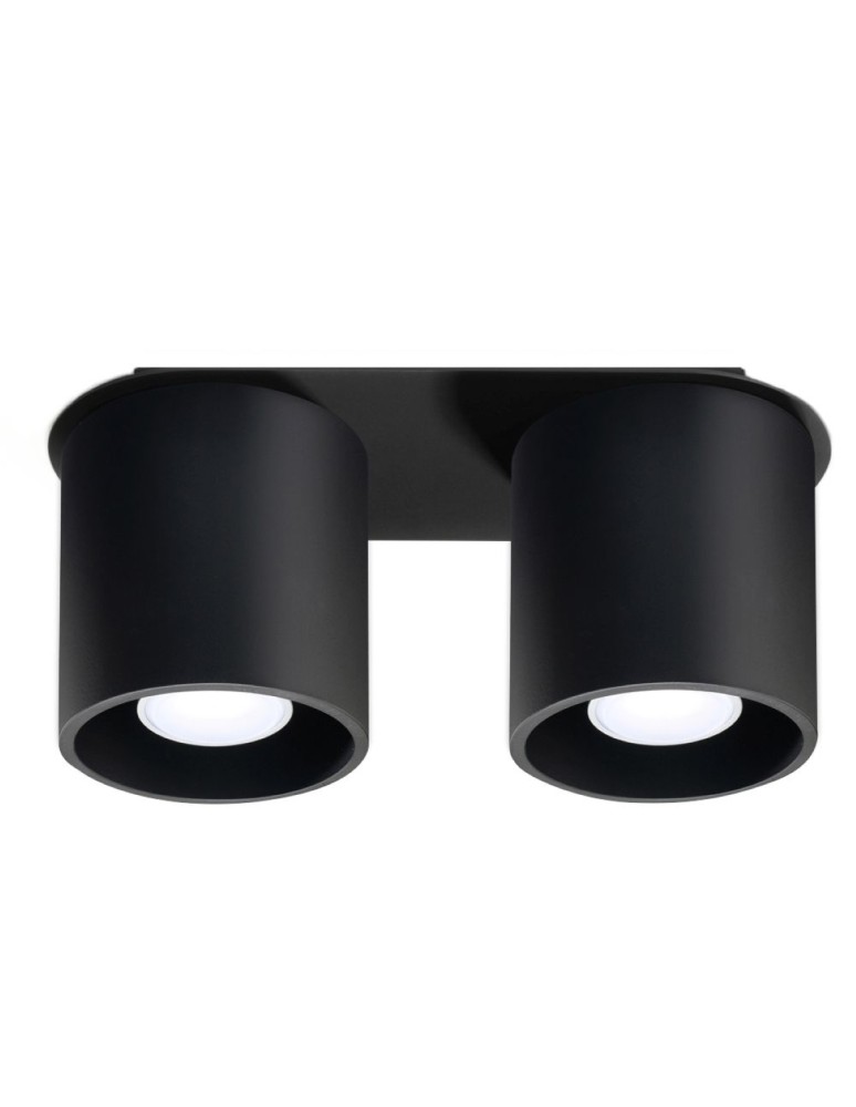 Ceiling lamps - Sollux Plafond ORBIS 2 black SL.0054 - product kolory-swiatla.pl 1