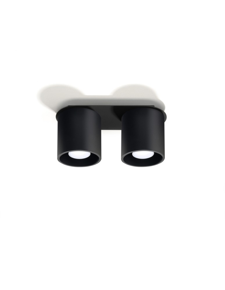 Ceiling lamps - Sollux Plafond ORBIS 2 black SL.0054 - product kolory-swiatla.pl 2