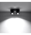 Ceiling lamps - Sollux Plafond ORBIS 2 black SL.0054 - product 3