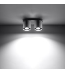 Ceiling lamps - Sollux Plafond ORBIS 2 grey SL.0055 - product 3