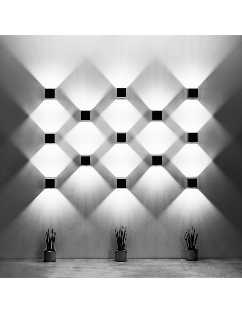 Wall lamps - Sollux Wall lamp QUAD 1 black SL.0057 - product kolory-swiatla.pl 4