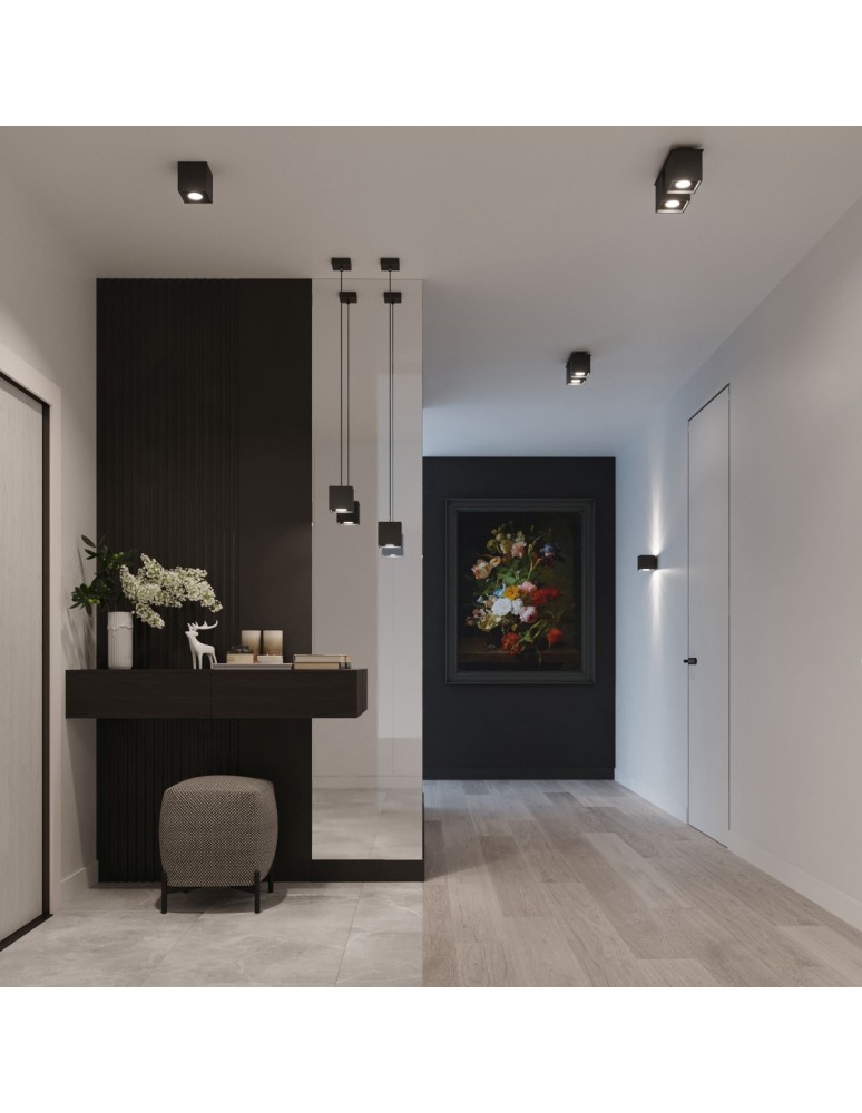 Wall lamps - Sollux Wall lamp QUAD 1 black SL.0057 - product kolory-swiatla.pl 9