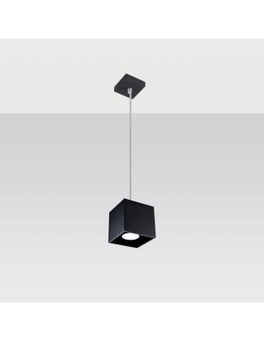 Sollux Lampa wisząca QUAD 1 czarny SL.0060 - produkt 2