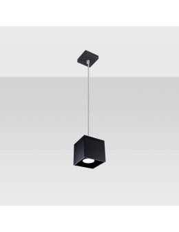 Sollux Lampa wisząca QUAD 1 czarny SL.0060 - produkt 2