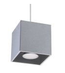 Pendant lamps - Sollux QUAD 1 pendant lamp grey SL.0061 - product 1