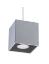 Sollux Lampa wisząca QUAD 1 szary SL.0061