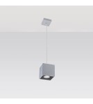 Sollux Lampa wisząca QUAD 1 szary SL.0061