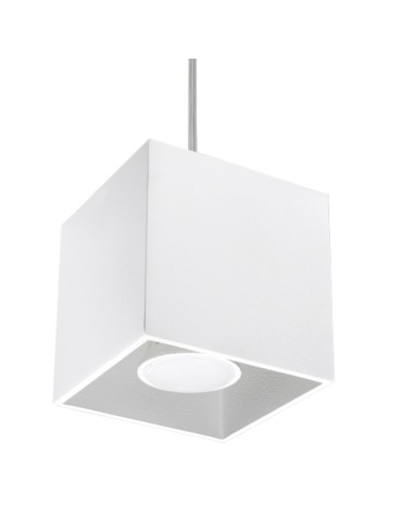 Sollux Lampa wisząca QUAD 1 biały SL.0062