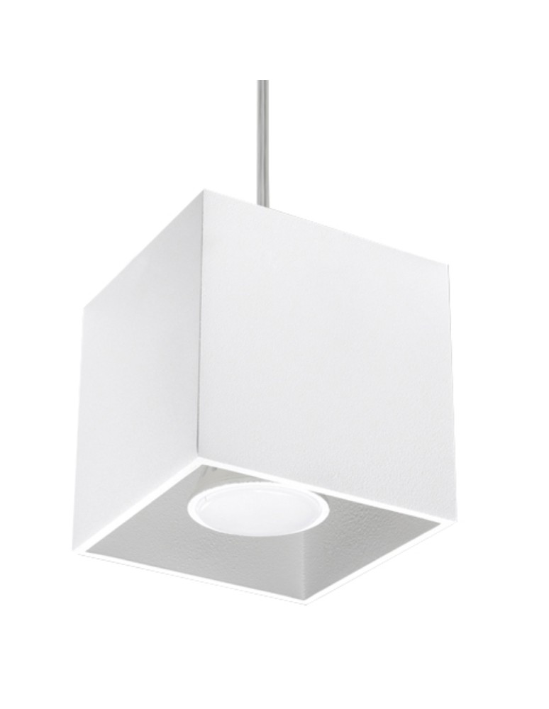 Sollux Lampa wisząca QUAD 1 biały SL.0062