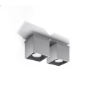 Ceiling lamps - Sollux Plafond QUAD 2 gray SL.0064 - product 2