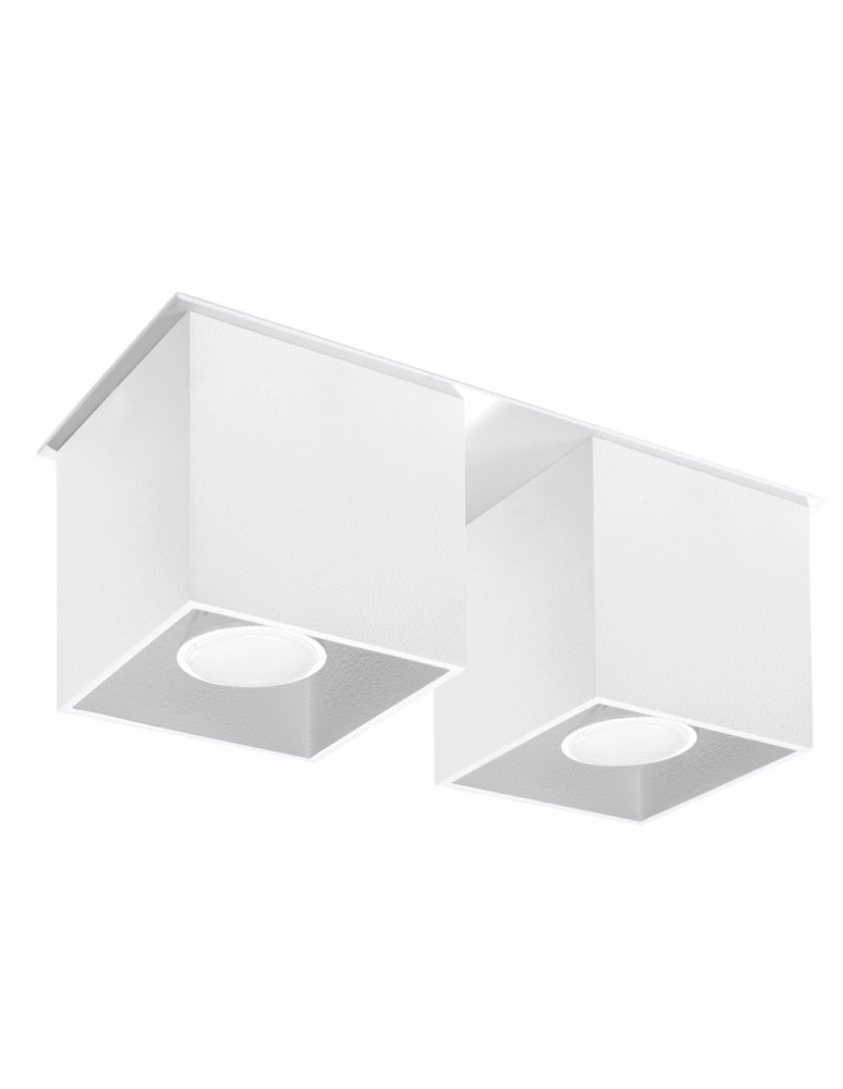 Ceiling lamps - Sollux Plafond QUAD 2 white SL.0065 - product kolory-swiatla.pl 1