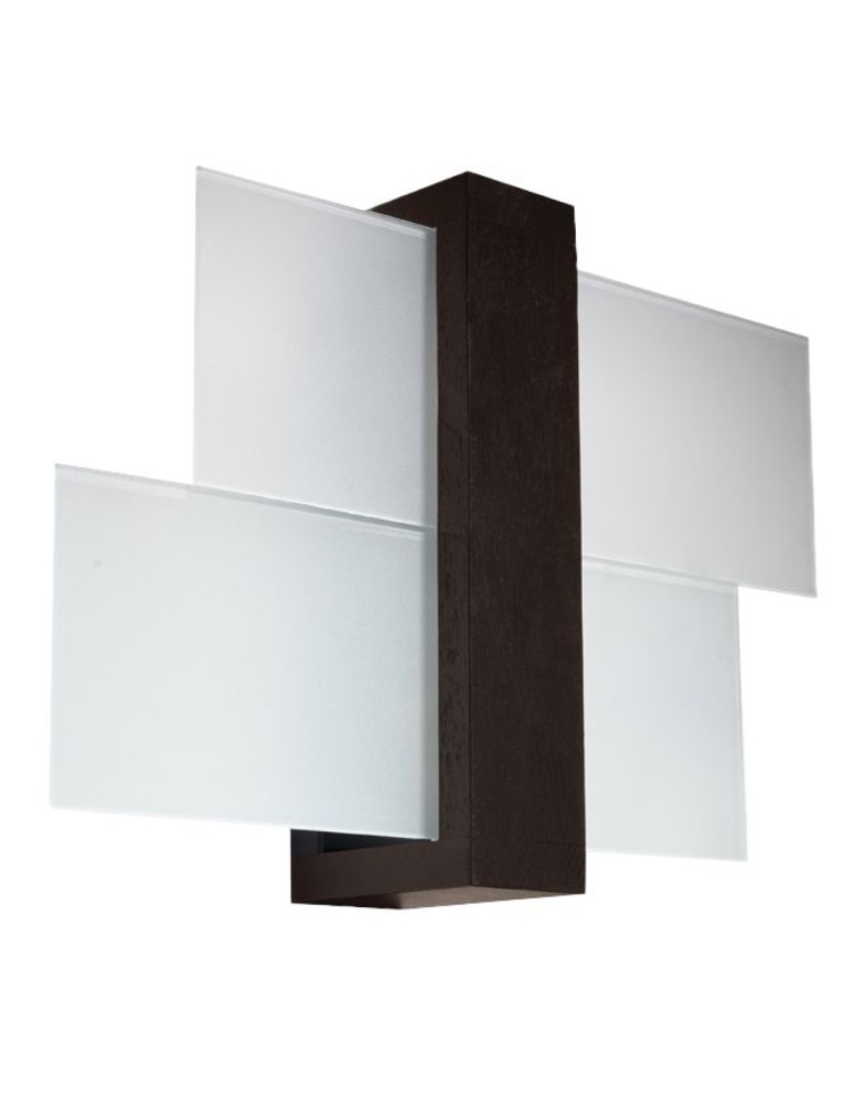 Wall lamps - Sollux Wall lamp FENIKS 1 wenge SL.0075 - product kolory-swiatla.pl 1