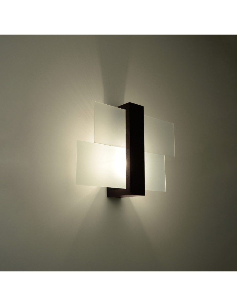 Wall lamps - Sollux Wall lamp FENIKS 1 wenge SL.0075 - product kolory-swiatla.pl 3
