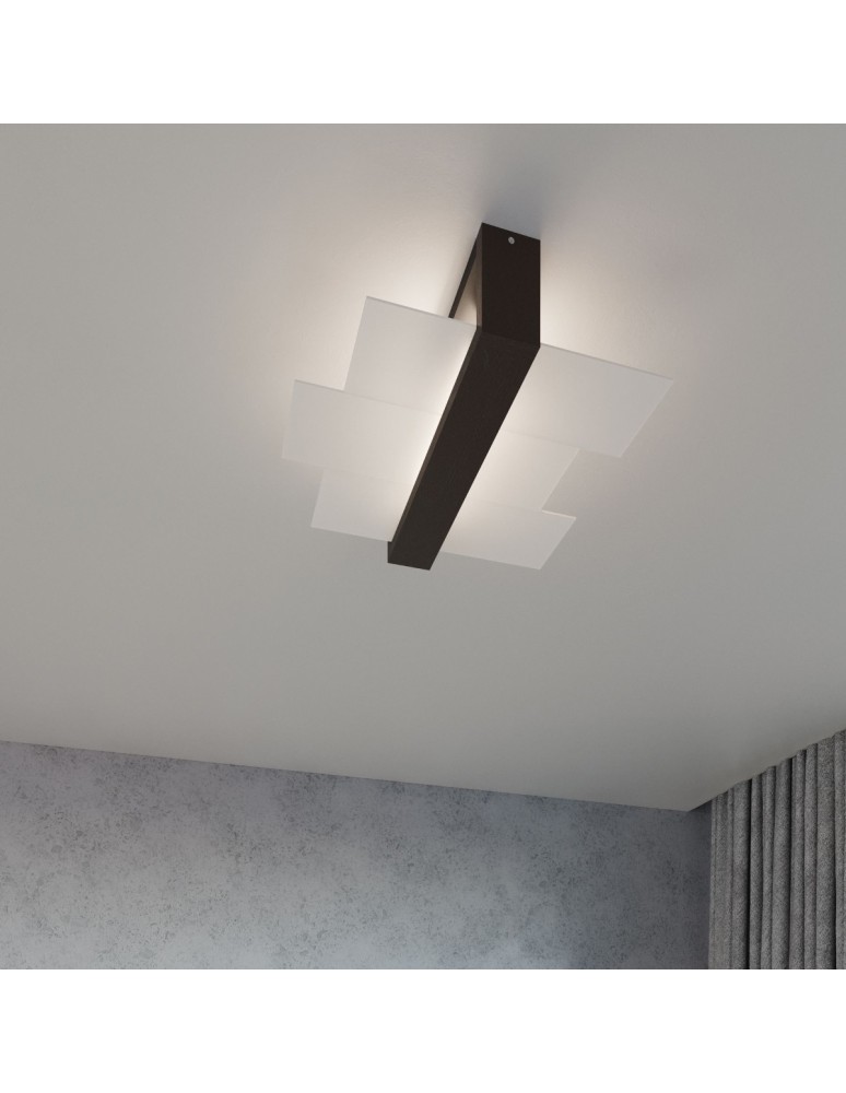 Wall lamps - Sollux Wall lamp FENIKS 1 wenge SL.0075 - product kolory-swiatla.pl 8