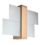 Wall lamps - Sollux Wall lamp FENIKS 1 natural wood SL.0077 - product 1
