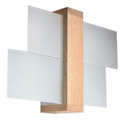 Sollux Kinkiet FENIKS 1 naturalne drewno SL.0077