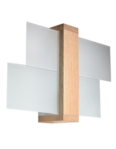 Sollux Wall lamp FENIKS 1 natural wood SL.0077